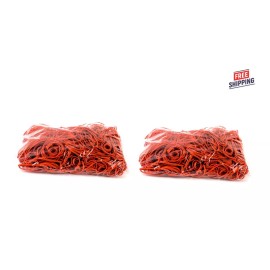 Band-It Rubber Company 3600 Rubber Bands Size #16 Red Colored 2 1/2" x 1/16" Bulk Newspaper rubberbands