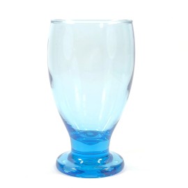 Cristar 2ct NWT Cristar SKY BLUE Lexington Water Goblets Footed 12 oz. 5 3/8 in Replace