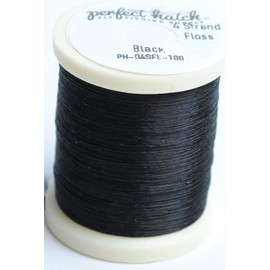 Perfect Hatch 4 Strand Floss Black PH-D4SFL-100