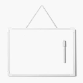 Double Sided White Board Dry Erase 11" x 14", White Boards for Walls, Mini Hanging Whiteboard for Home School Office