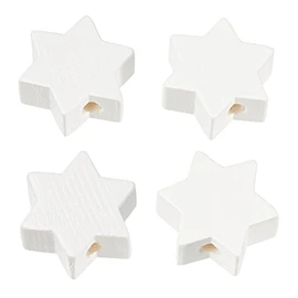Dummy Star – 19,5x19,5x8 mm – White Set of 4)