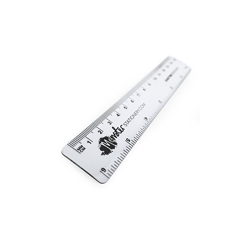 Monster Stationery - 6 Inch / 15cm Transparent Rulers -