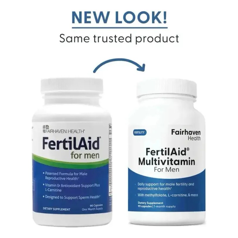 Multivitamínico Fairhaven Health Fertilaid Cápsulas Men
