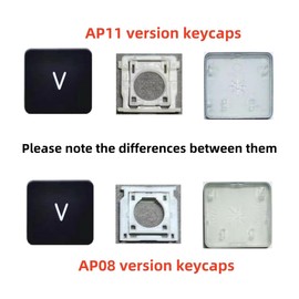 Replacement Individual AP11 Type V Key Cap and Hinge for MacBook Pro Model A1425 A1502 A1398 for MacBook Air Model A1369/A1466 A1370/A1465 Keyboard to Replace The V Keycap