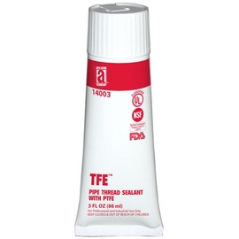 Anti-Seize TFE Pipe Thread Sealant with PTFE, White, 3 oz. (14003)