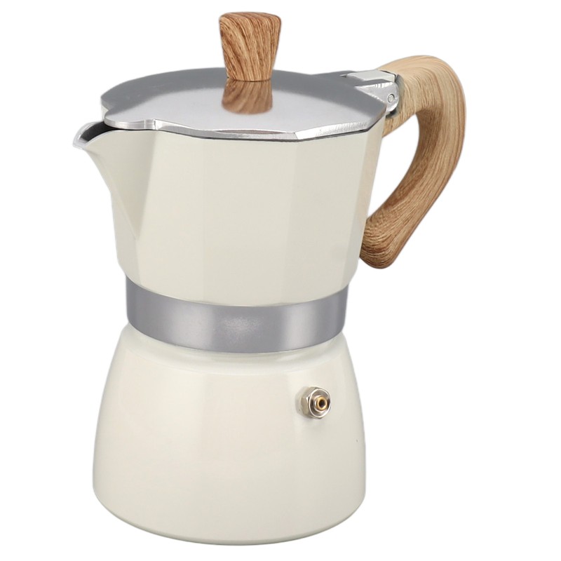 Moka Coffee Pot Octagonal Aluminum Classic Portable Hand Brewing Coffee