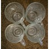 Princess House Fantasia Crystal Beverage Mug Set of 4