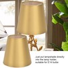 Pack of 6 Small Lampshades, Clip on E14 Incandescent Lampshades,