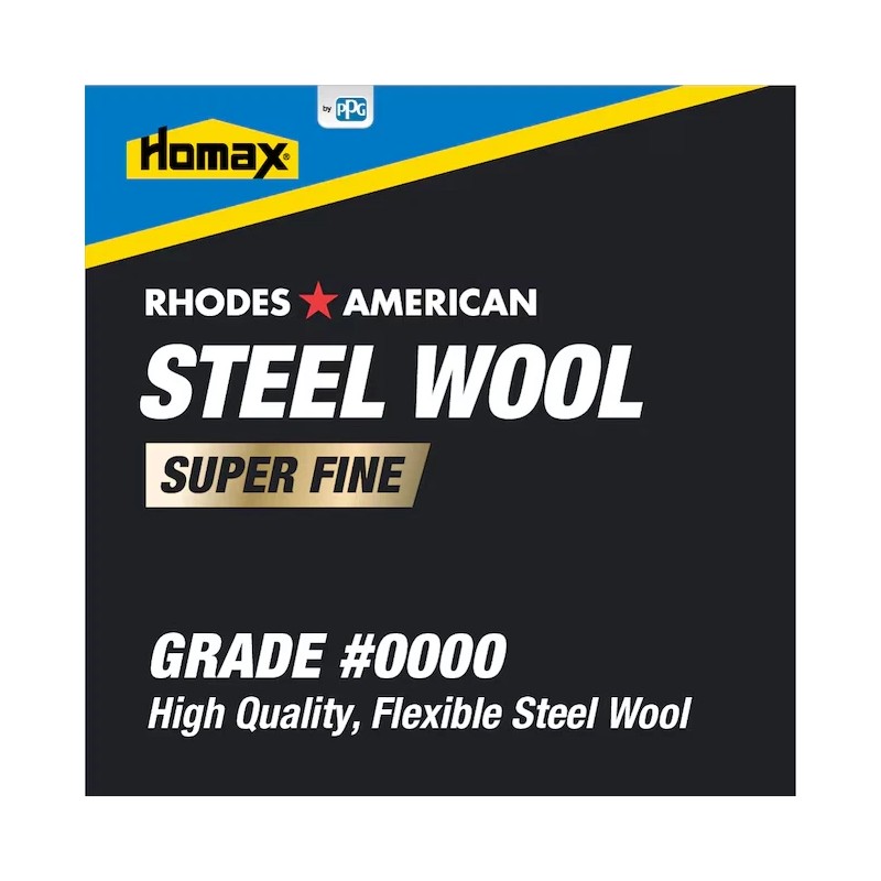 Homax 3.25-in x 4-in Super fine Steel Wool ( 12