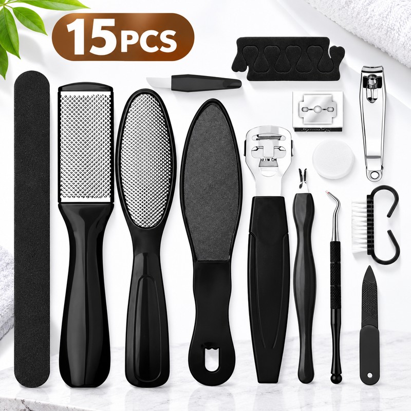Stainless Steel Toenail Clipper Set for Foot Care – Manual