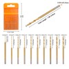 Uolor Mini Twist Drill Bit Set, 10Pcs Micro Engraving Drill