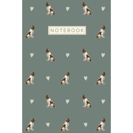 Springer Spaniel Notebook: Cute Aesthetic Lined Journal for Springer Spaniel Dog Lovers | Green Cover