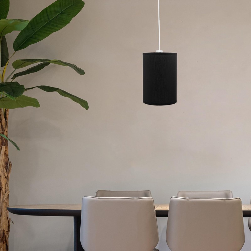 ABOOFAN Drum Lamp Shade - E27 Linen Cylinder Lampshade Replacement