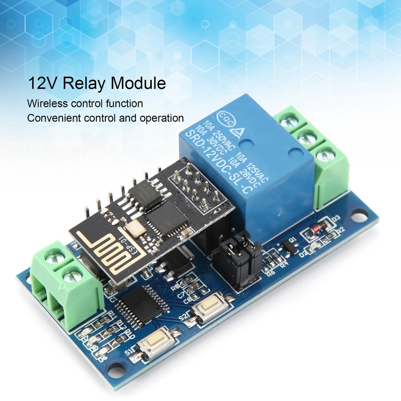 1‑Way WiFi Relay Module for Android Mobile Phone APP Wireless