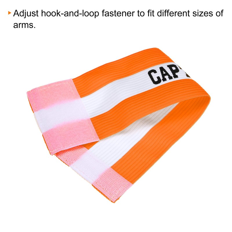 PATIKIL Captain's Armband, 6 Pack Elastic Arm Band for Soccer