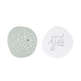 Räder Coasters Set of 6 Love & Wine