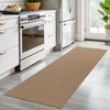 EARTHALL Woven Runner Rug 2x6 Ft Washable Runners for Hallways