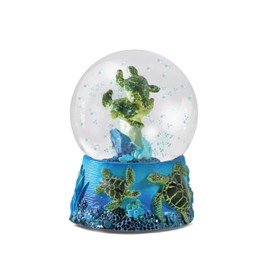 Water Globe - Sea Turtles from Deluxebase. Sea Turtle Snow Globe with Resin Figurine and Moulded Base. Great home decor, ornaments and gifts.