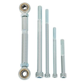 KUAFU Alternator Bracket & Tension Rod Kit Compatible with 1968-1993 Ford 289 302 5.0L V8 Aluminum Generator Mounting Brackets Silvery