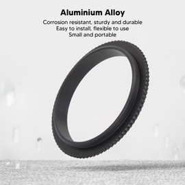 M48 to M48 Male to Male Telescopic Ring Adapter, M48 x 0.75 mm Male to Male Coupling Ring Adapter for Lens Filter Telescope, M48 Coupling Ring Adapter with Male Thread, Easy Installation