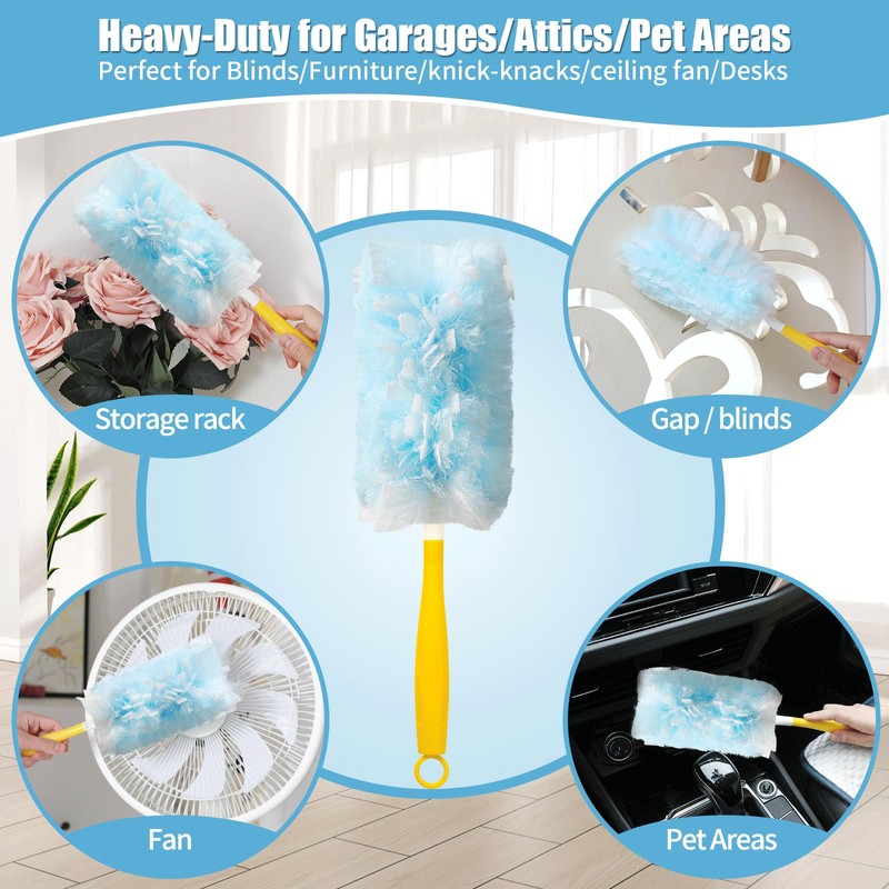 Senowi 40 Count 360° Heavy Duty Duster Refills Compatible with