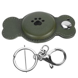Item Finder Case Multifunctional Prevent Loss Soft Durable for Airtag Tracking Device Holder for Travel Car Key Green