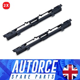 2 PCS Roof Rail Trim Front Black For Vauxhall For Opel Astra H Zafira (2004-2015) 5187914, 13125719, 5187877 - AUTORCE