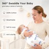 Yoofoss Baby Swaddles for Newborns 100% Cotton, Adjustable Swaddle 0-3