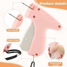 Stitchy Quick Clothing Fixer, Quick Clothes Fixer Stitch Gun for Clothes, Micro Tagging Stitch Tool with 100 Bear Buckles & 1100 Plastic Pin, Mini Quick Stitch Sewing Hemming Gun