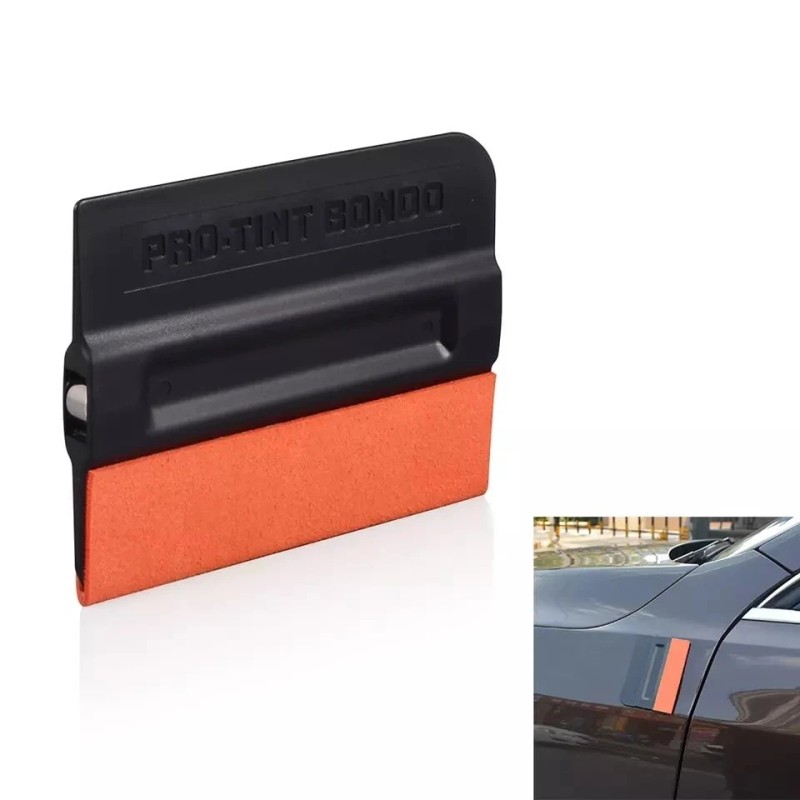 TINT BONDO 2 PCS Pro-Tint Bondo Suede Felt Squeegee for