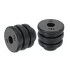 PATIKIL 1.4"x1.4" Refrigeration Compressor Rubber Mounting Feet, 6 Pack Foot