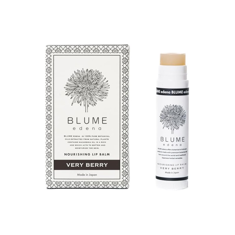 BLUME edena Nourishing Lip Balm, Berry (Limited)