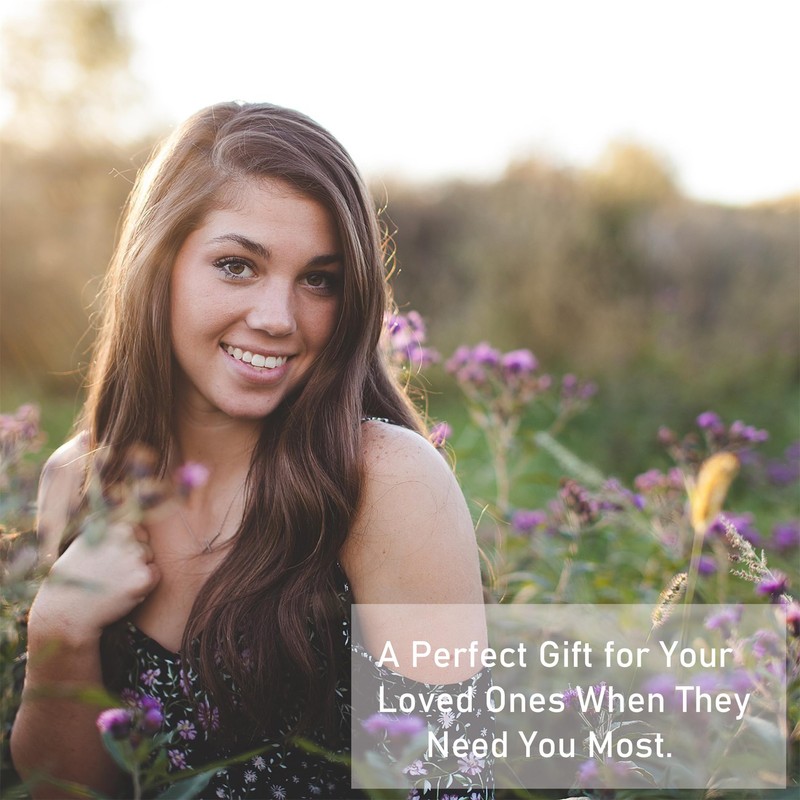 Yongxu Abalone Shell Heart Pendant Necklace with Mustard Seed |