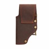 TOURBON Leather Tool Holder Plier Pouch Steel Loop Hammer Holster