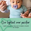 Tommee Tippee Ultra-Light Silicone Pacifier, Symmetrical One-Piece Design, BPA-Free Silicone