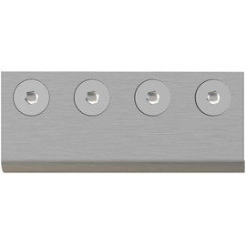 Stone Harbor Hardware Converging Plate for Flat Track Sliding Door Sets, Satin Nickel