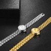Oidea Bracelet Watches for Women: Elegant Full Rhinestones Diamond Bezel