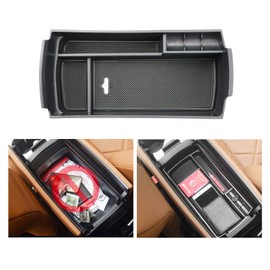 YEE PIN Centre Console C5 Aircross 2017-2021 Glove Box for Armrest Organiser Storage Box with Non-Slip Mat Car Accessories