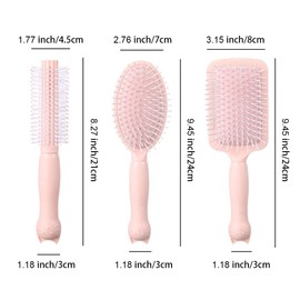 Hair Brush Hair Brush Set Hair Brush Women Paddle Brush for Women Men Kid All Wet or Dry Hair's Detangle Massage
