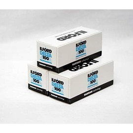 Ilford Delta 100 Black and White 120 Film Pack of Three