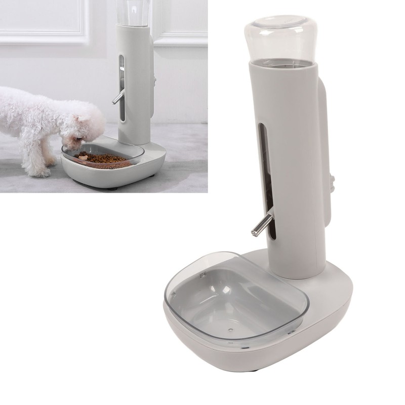 Dog Standing Water Dispenser Bowl Automatic Detachable Pet Drinking Feeder