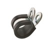 10x Rubber Lined Steel Strong P Clip Clips Hose Pipe