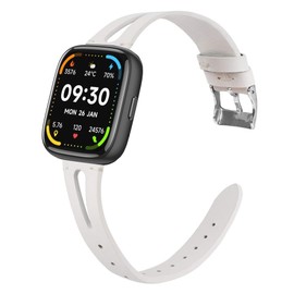 IDW17, IDW21, IDW23, IDW25, IDW26 Smart Watch Band, Slim Vintage Leather Strap Replacement for Women, Man, Wristband Accessories Compatible for Faweio IDW26 1.83 Inches Smart Watch, IDW26 1.83 Inches,