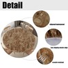 LUSHVIDA Round Vinyl Waterproof Table Cover, Fits Up to 45''-56'',