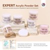 Saviland Acrylic Powder Set: Professional Keratin Nude Pink Acrylic Powder