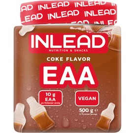 INLEAD - EAA Powder | 10,000 mg Essential Amino Acids per Serving | Supports Muscle Protection, Regeneration & Performance | Optimal Solubility - 500 g (Cola)