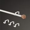 MODE Coastal Collection 1 1/8" Diameter Curtain Rod Set with