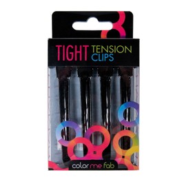 Framar Black Tight Tension Clips - Set of 4 Professional Hair Clips - Extra Tight & Durable