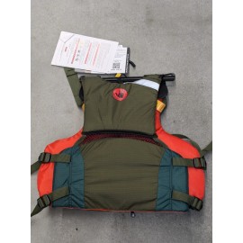 Body Glove Deluxe Dual-Sized L-XL Green Adult Ripstop Nylon Outdoor Fishing Vest