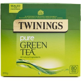 Twinings Pure Green Tea 80 Single Tea Bags, 200g